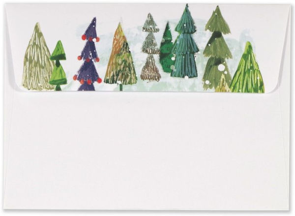 Holiday Cards Festival Trees MW-17763