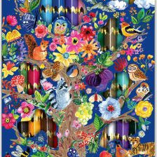 Double Sided Pencils Tree Life MW-17886