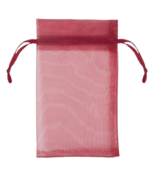 Red Organza Gift Bag MW-18110