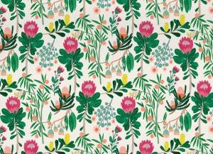 Roger La Borde King Protea Gift Wrap Sheet MW-18139