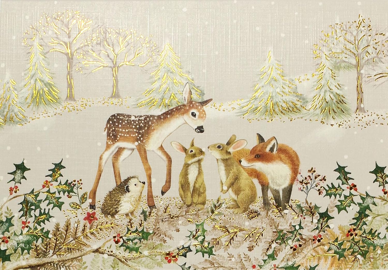 Furry Friends Holiday Cards MW-18187_812775dc-858c-4dee-b14c-0c337552cbad