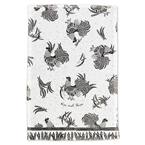 Boho Tea Towel Rooster MW-18237