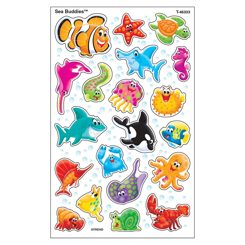 Sea Buddies Supershapes Stickers Large MW-18269