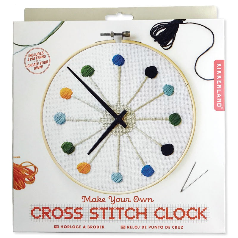 Cross Stitch Clock Kit MW-18302