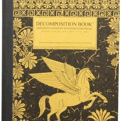 Pegasus Decomposition Book: College-Ruled Composition Notebook With 100% Post-Co MW-18519