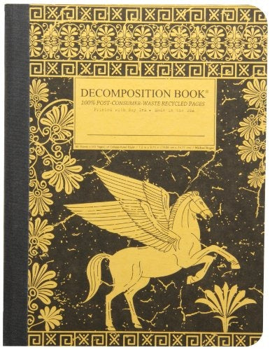 Pegasus Decomposition Book: College-Ruled Composition Notebook With 100% Post-Co MW-18519