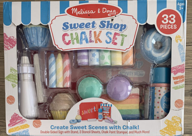Sidewalk Chalk Set Sweet Shop MW-18569