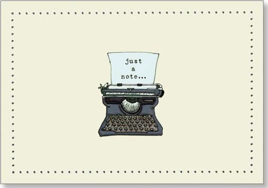 Typewriter Note Cards MW-18593