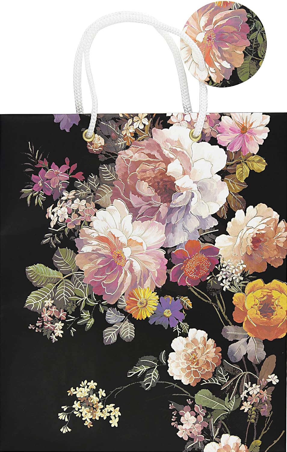 Midnight Floral Gift Bag MW-18597