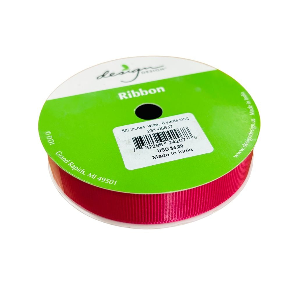Grosgrain 5/8 Magenta Ribbon MW-18717