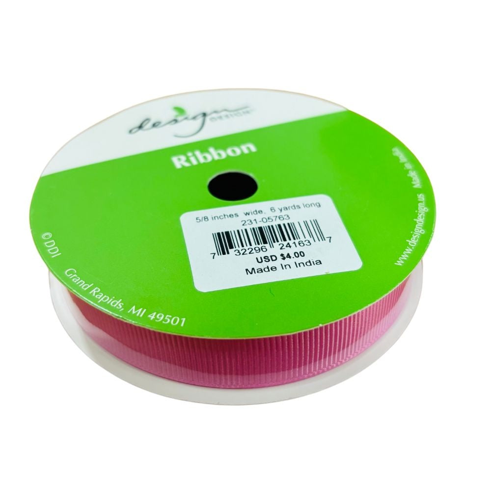 Grosgrain 5/8 Pink Ribbon MW-18718