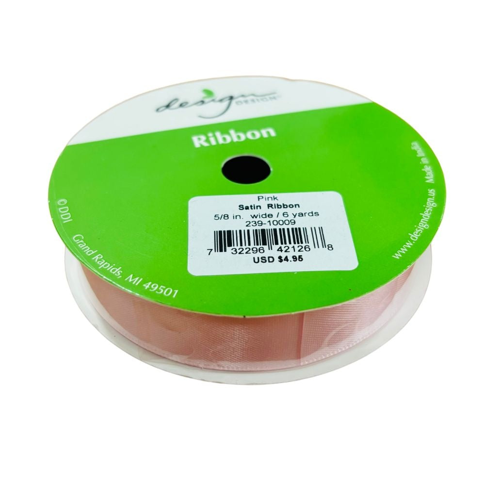 Satin Pink 5/8 Ribbon MW-18741