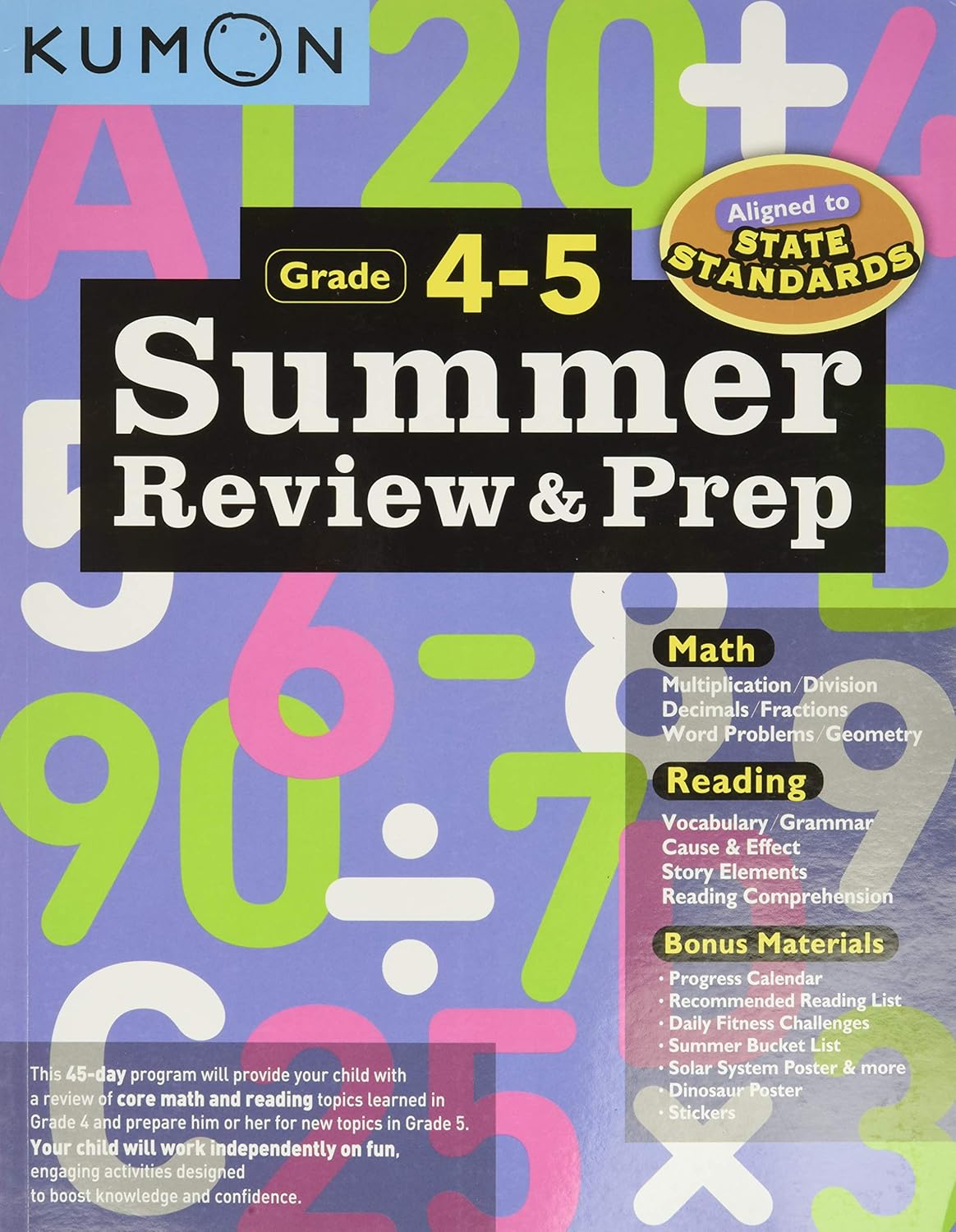 SUMMER REVIEW & PREP GRADE 4-5 - KUMON MW-18798