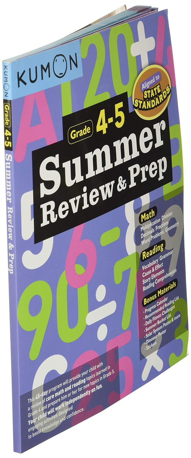 SUMMER REVIEW & PREP GRADE 4-5 - KUMON MW-18798_1