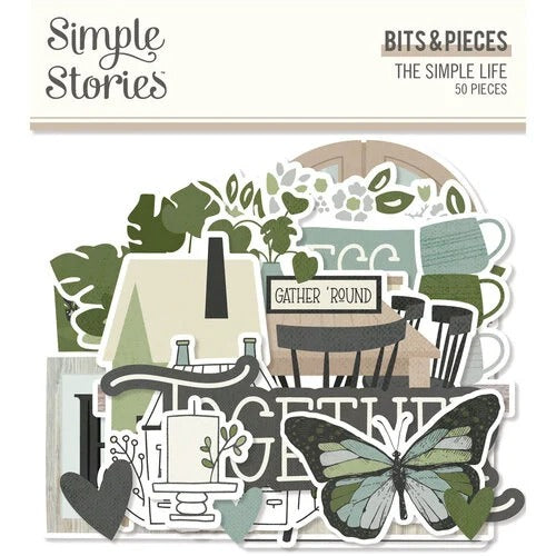 Simple Stories - The Simple Life Collection - Ephemera - Bits And Pieces MW-18817