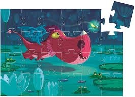 Djeco Edmond The Dragon Silhouette Jigsaw Puzzle MW-18891