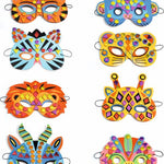 Jungle Animal Mosaic Masks MW-18901