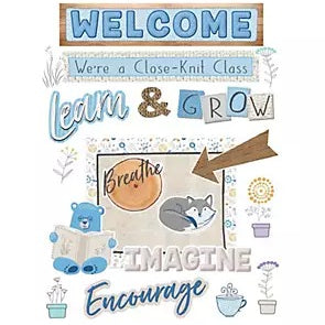 A Close-Knit Class Welcome Set Bulletin Board Set Per St MW-18913