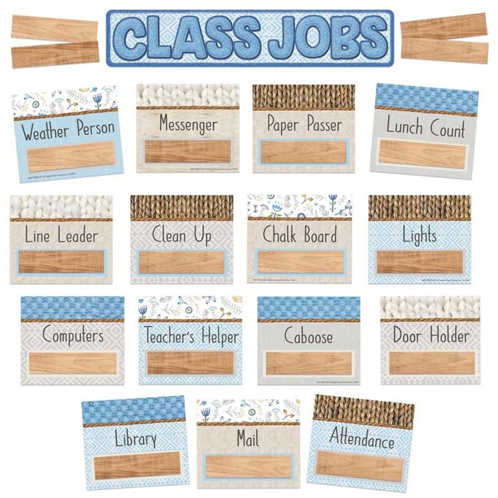 A Close-Knit Class Class Jobs Mini Bulletin Board Set MW-18916