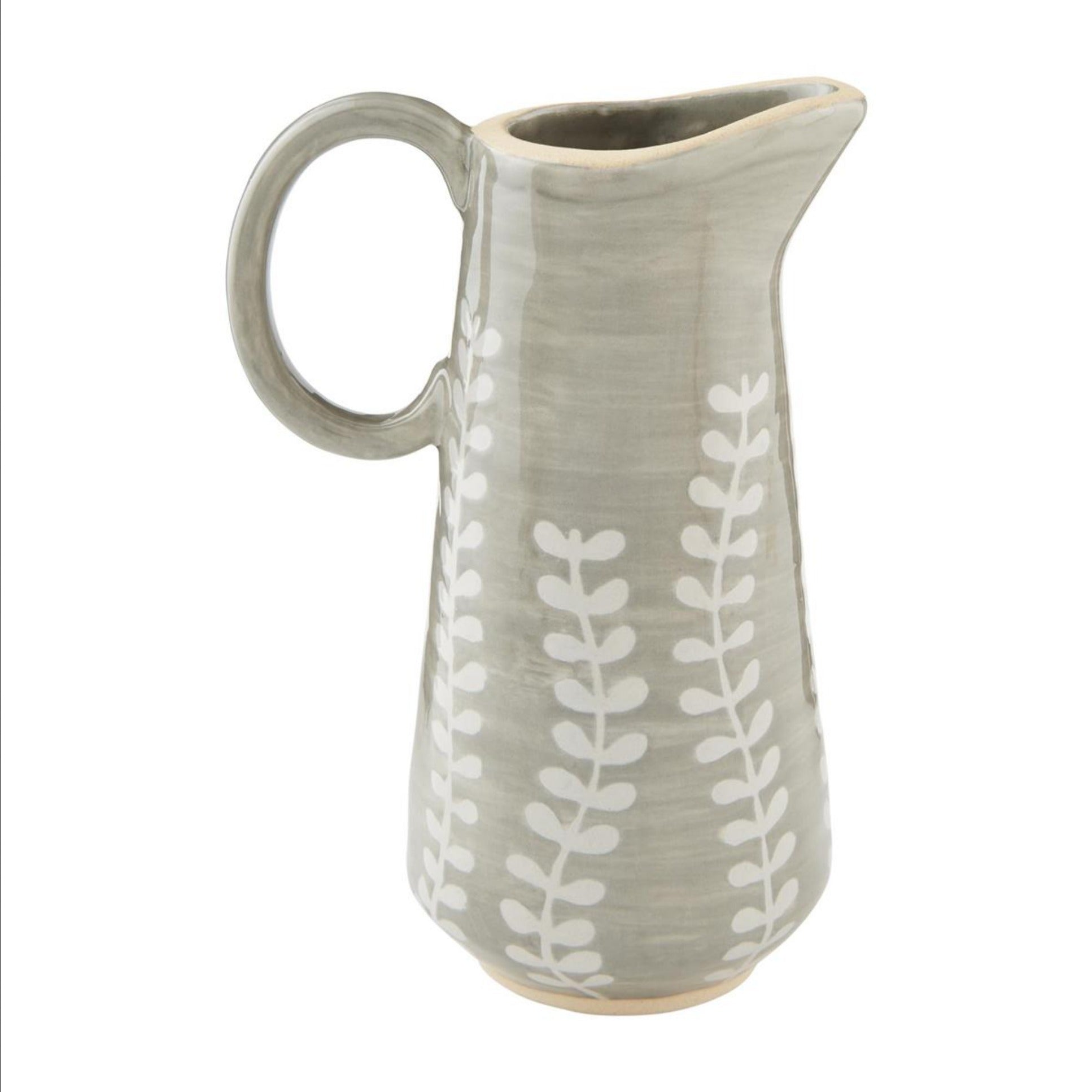 LEAF BUD VASE- GREY MW-19026