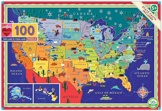 100 Piece Puzzle - This Land Is Your Land MW-19101