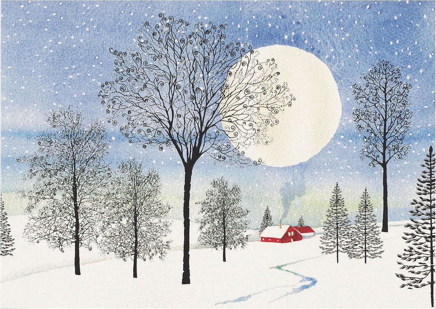 Holiday Boxed Cards Cottage MW-19187