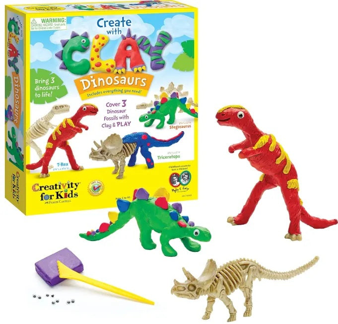 Create Clay Dinosaurs Kit 80 MW-19259