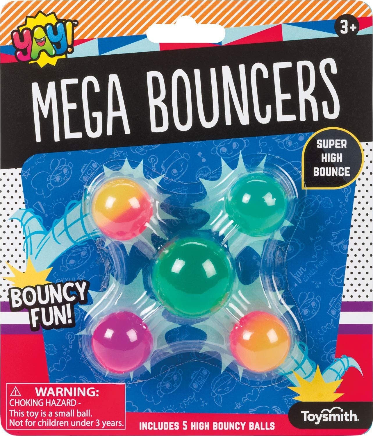 Mega Bouncer Balls 5-Pack MW-19317