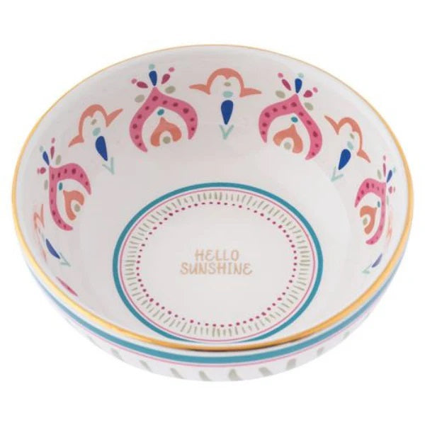 Colorful Ring Bowl Sunshine MW-19516