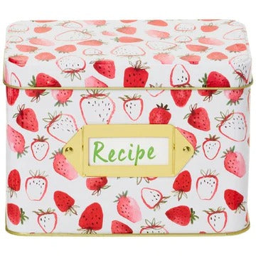 Strawberry Fields Recipe Tin MW-19539