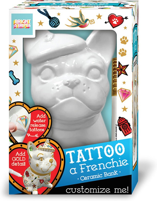 Tattoo A Frenchie Ceramic Bank MW-19643