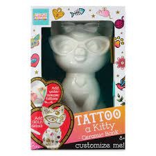 Tattoo A Kitty Ceramic Bank MW-19644