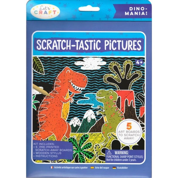 Dino Mania Scratch-Tastic Pictures MW-19648