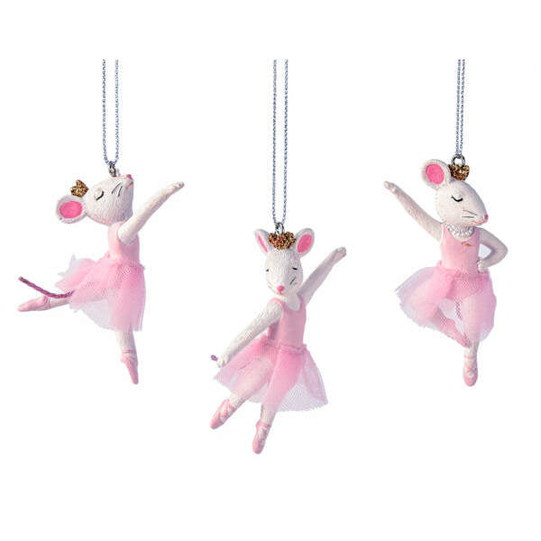 Mice Ballerina Ornament - (1 Item – Random Color) MW-19687