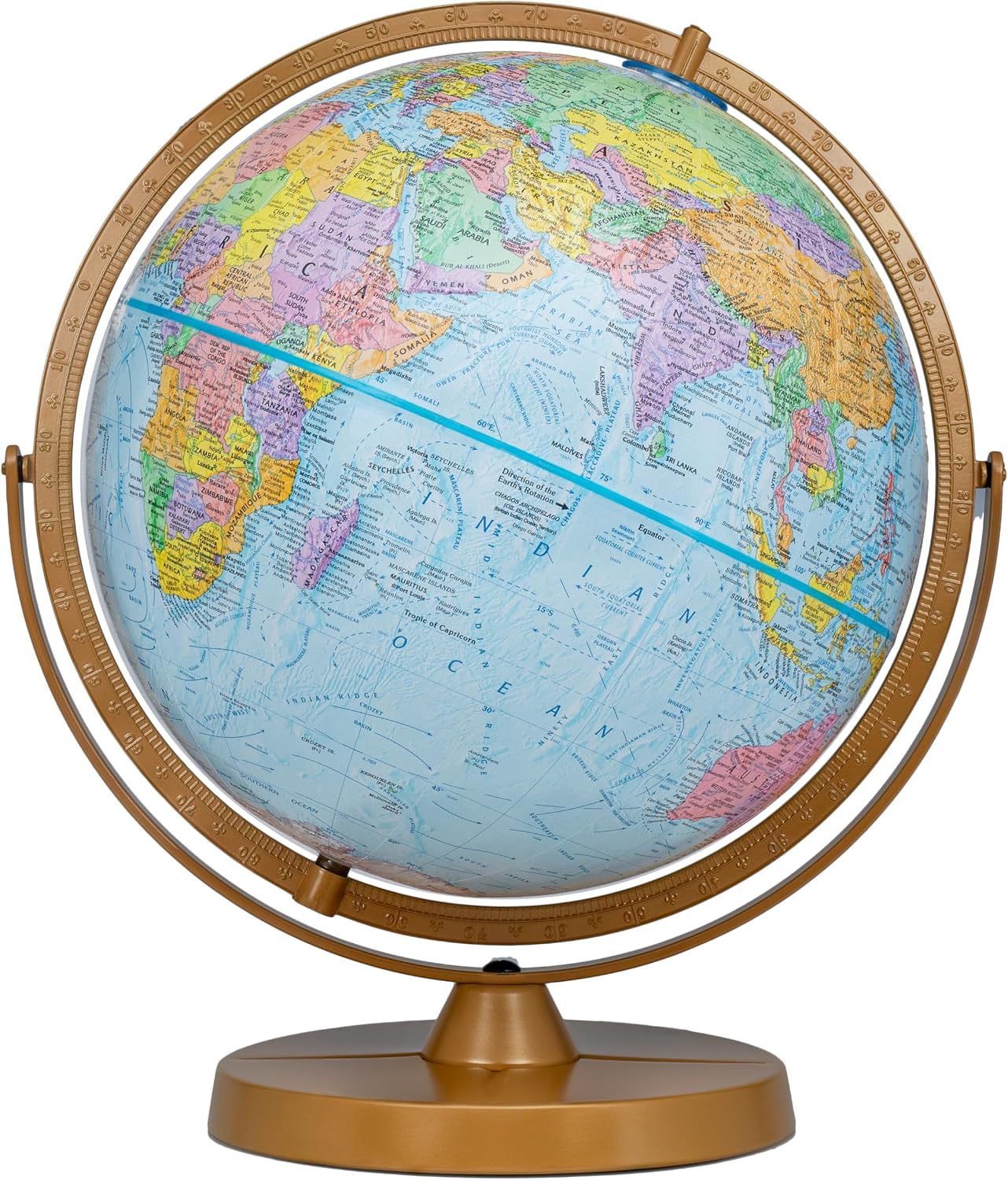 Pioneer Blue English Globe - 12 in. 80 MW-19729