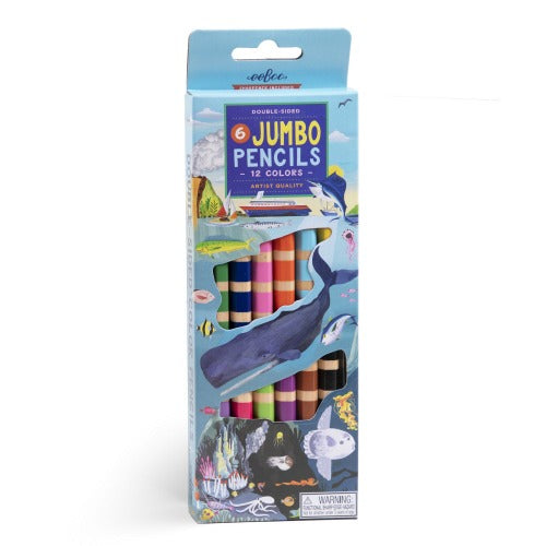 Under The Sea 6 Jumbo Double Pencil MW-19874