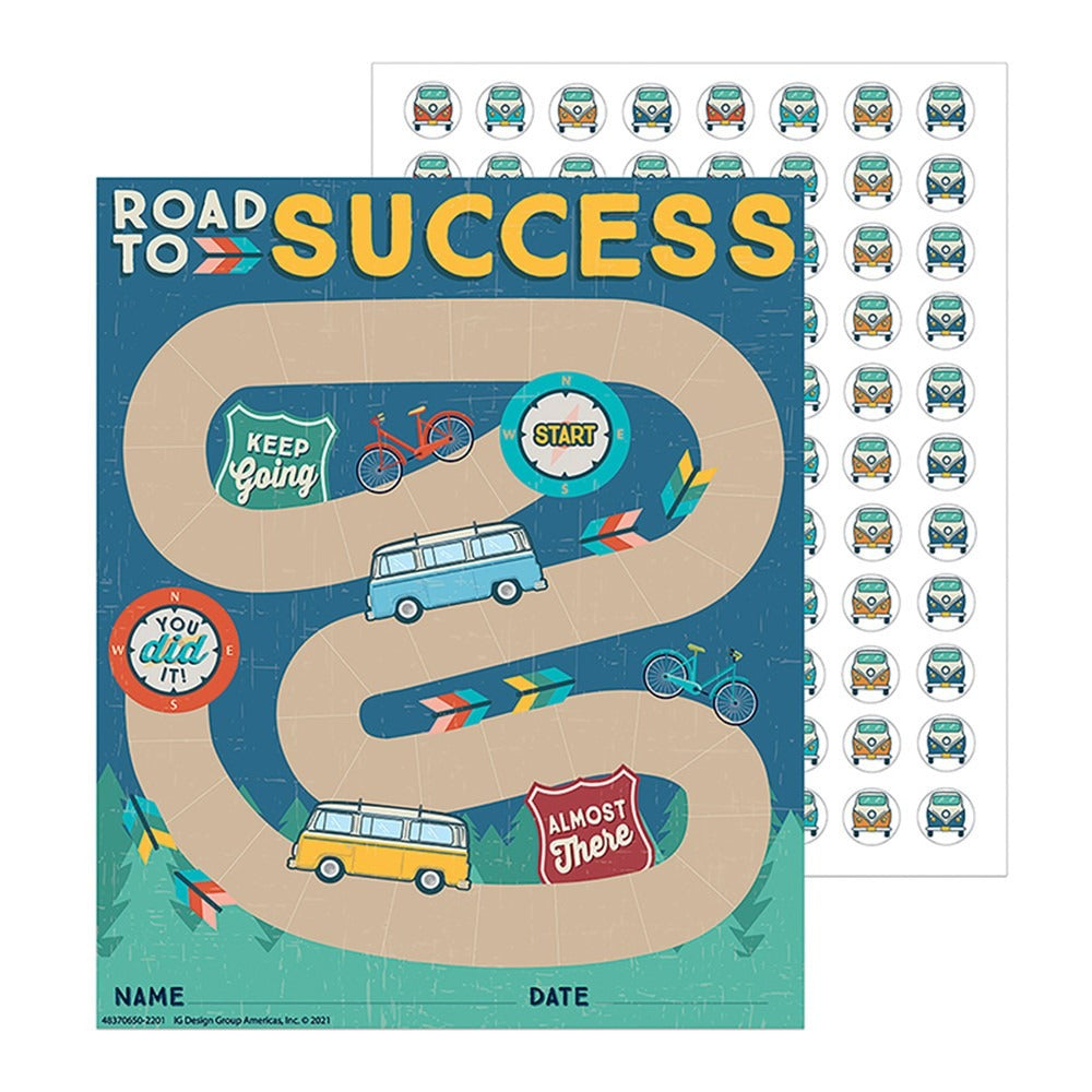 Adventurer Mini Reward Chart With Stickers, Pack Of 36 MW-19886