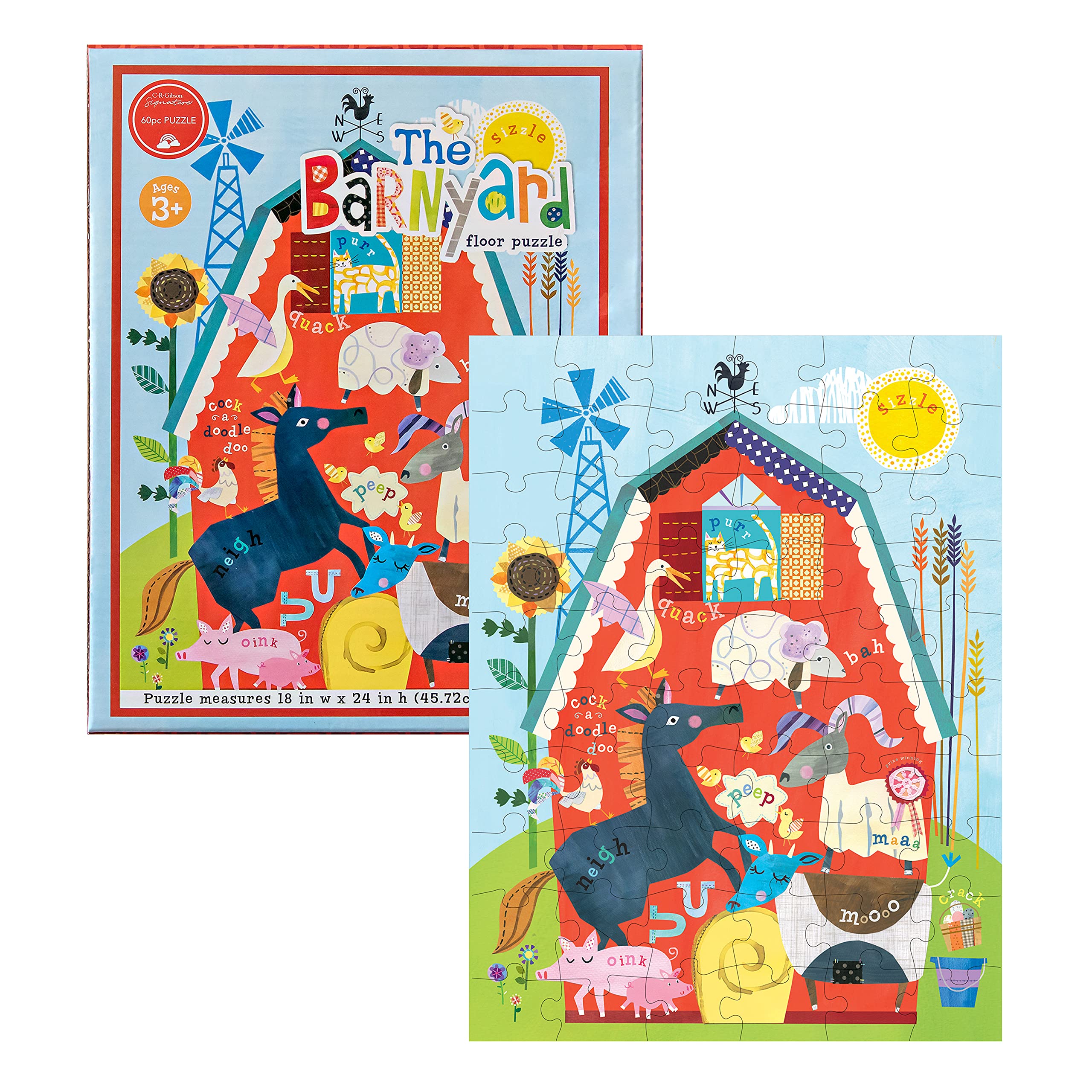 The Barnyard Floor Puzzle 60 Pc MW-19952_a4790aa3-5925-433e-84b7-c6ad31d802f5