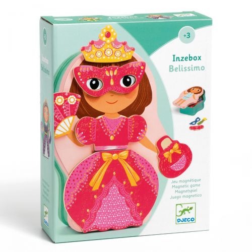 Inzebox Wooden Magnetic Collage Play Kit: Belissimo Fairy Princess MW-19960