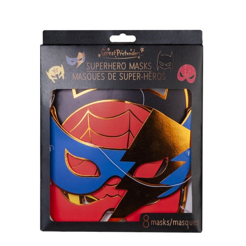 Superhero Masks (8 Pcs) MW-20227
