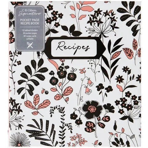 Recipe Book Blush Pocket Page MW-20229