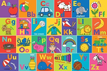 Peter Pauper Press The Alphabet Jumbo Floor Puzzle - Fun And Educational Puzzle MW-20231