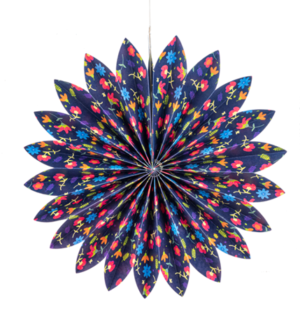 Pinwheel Flower Hanging Pendan MW-20378