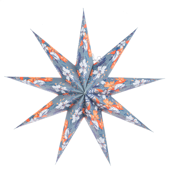 Floral Star Hanging Pendant MW-20380