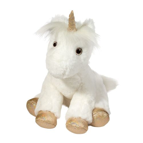 Elodie White Unicorn Plush MW-20385
