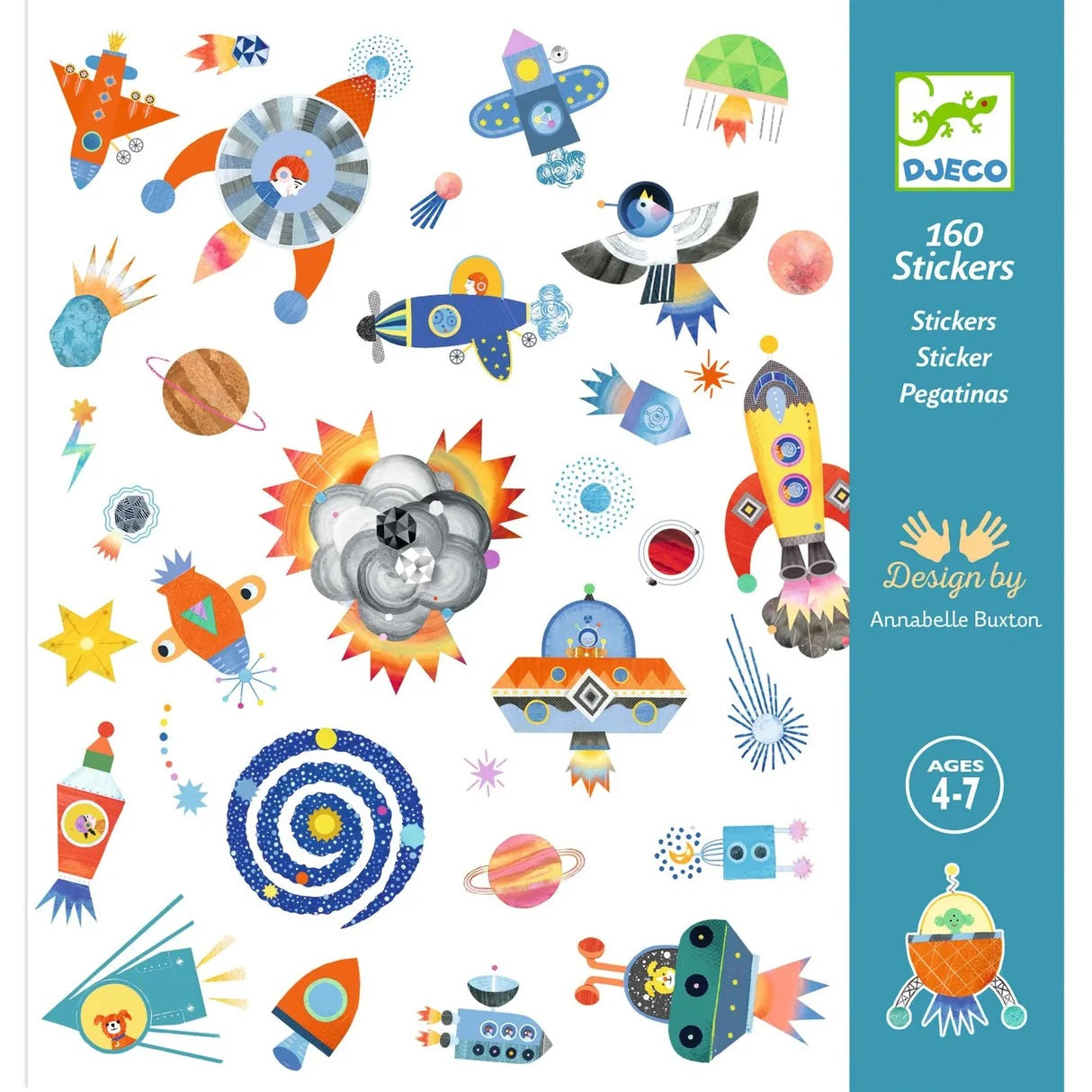 Interstellar Stickers By Djeco MW-20410_c8d6b90d-9d61-487e-a86f-aa27654d0446