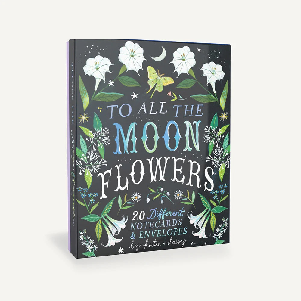 Boxed Notecards Moon Flowers 50 MW-20482