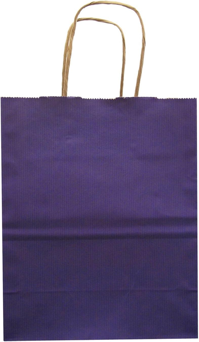 Gift Tote Kraft Purple MW-20628