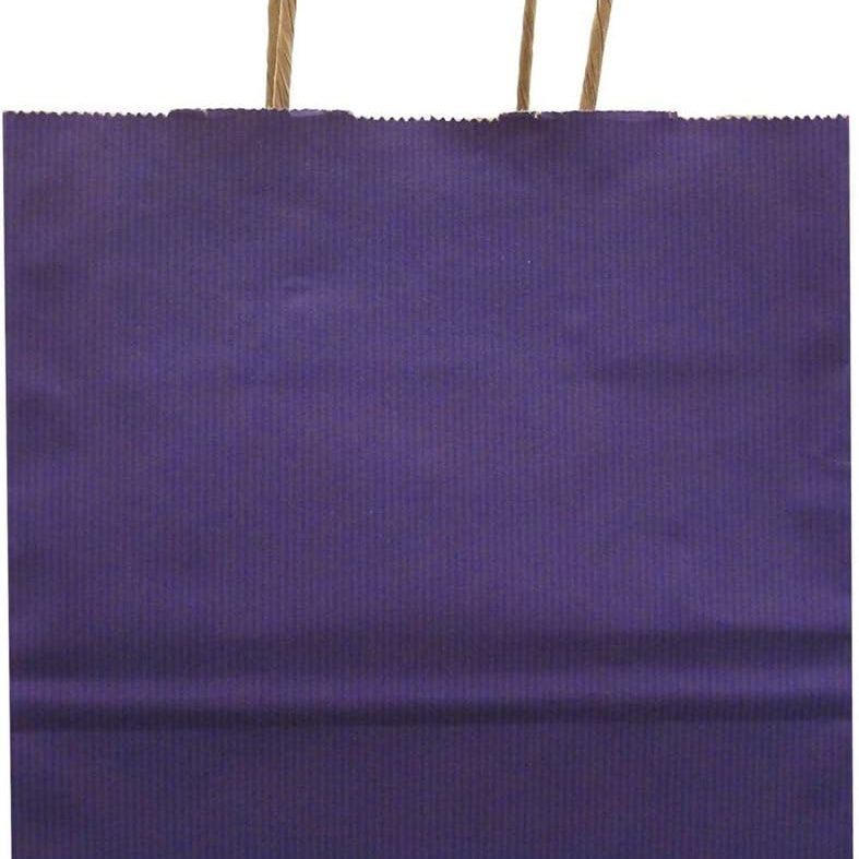 Gift Tote Kraft Purple MW-20628