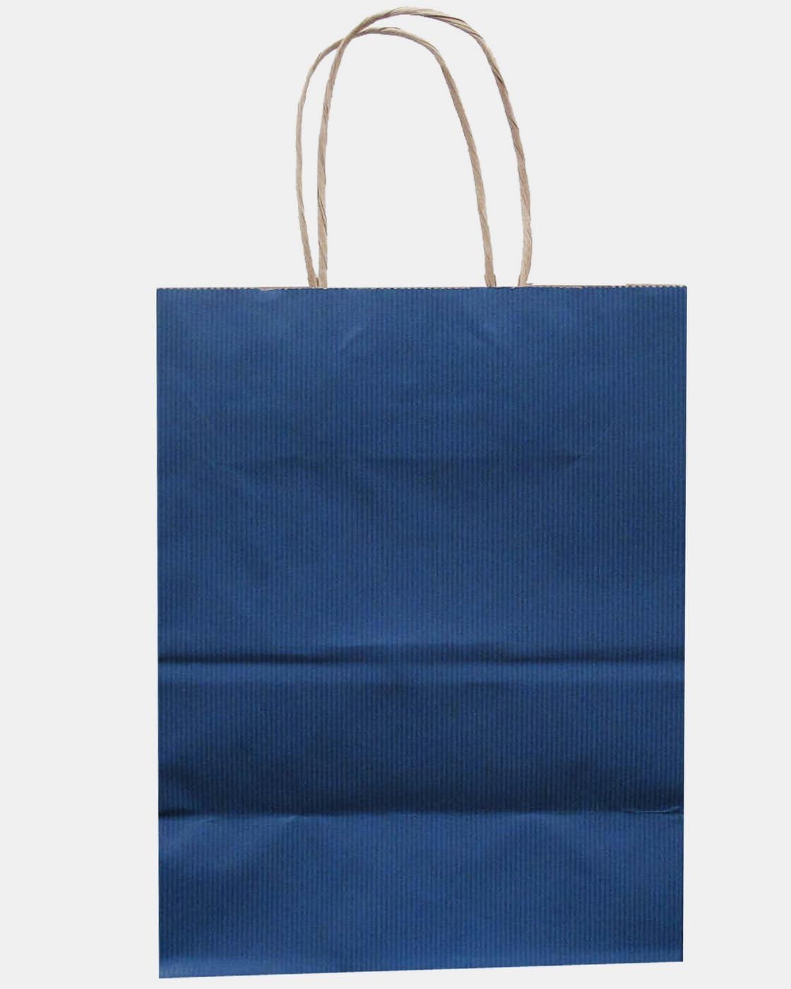 Gift Tote Kraft Royal Blue MW-20632